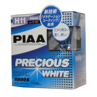 Галогеновые лампы PIAA H11 Precious White (4800K)